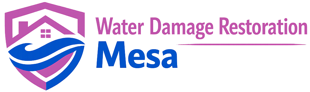 water damage restoration mesa logo